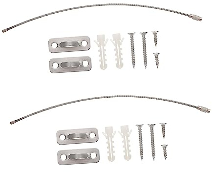 VANZACK 2juegos Accesorios para Dispositivos Anticaídas Correa de Seguridad para Muebles de Anclajes de Seguridad para Muebles para Uso Hogares Pequeños