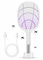 Racchetta Lampada Antizanzare Elettrica con Luce UV LED e Base USB - 2 in 1 Ricaricabile, Griglia Sicura, 54x22cm - Uso Interno ed Esterno
