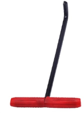 Manhole Hook Tool, Metal, 8mm, Heavy Duty Single Hook, T- Handle, for Covers, Storm Drains, Septic Tank Lids(A,43 * 19cm)