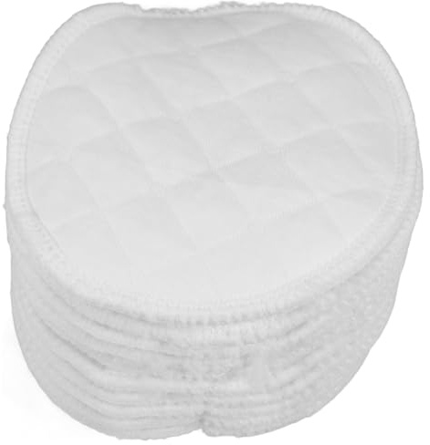 WEKADRIN 20 Piezas Discos Absorbentes de Maternidad de Color Claro Reutilizables Discos de Lactancia de Algodón Suave Prueba de Fugas para Nuevas Mamás Compresas Maternity para Lactancia