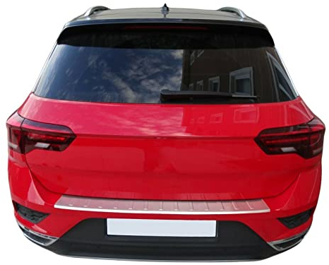 Recambo | Protector de Parachoques trasero | Compatible con VW T-ROC (A11) | a partir de 2017 | Acero Inoxidable Mate | Protección borde de carga