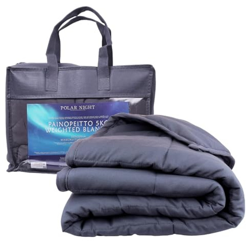 Polar Night Tyngdtäcke för barn - mikrofiber och mikroglaspärlor - OEKO-TEX® 100 Standard certifierad- giftfritt, ekologiskt och allergivänligt - 100 x 150 cm, 3 kg