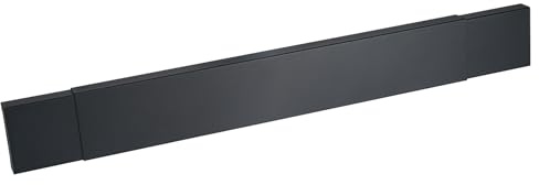 Stanbroil Pare-fumée pour cheminées de 71 à 122 x 100 cm, finition laquée noire
