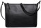 FEYNSINN Clutch mit langem Schultergurt echt Leder - Handtasche Jemma - Umhängetasche Damentasche mit Schultergurt - Ledertasche Damen schwarz handgefertigt