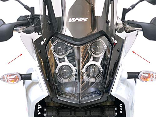 WRS Pair of larger wind deflectors transparent keep 700 2019-2024