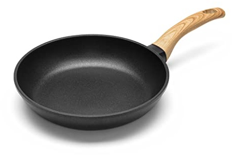 IRIS USA, Inc. Cast Aluminum Nonstick Frying Pan Skillet with Soft Touch Handle, 10 inch Fry Pan