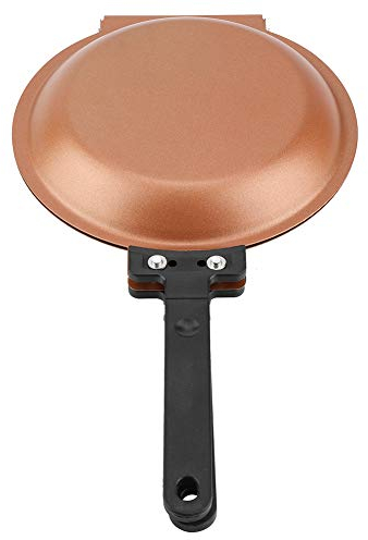QANYEGN Padella Doppia con Rivestimento Antiaderente, Padella Doppia frittata, Padella antiaderente su entrambi i lati, Padella per Frittata Doppia Antiaderente, Padella Frittata Doppia 19cm/7.48in
