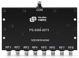 TOJOIN Divisor de potencia pasivo de 8 vías para conectores SMA, divisor de cable coaxial de 2 a 7.3 GHz para mediciones de RF/microondas, accesorios divisor coaxial, sistema de antena resistente a la