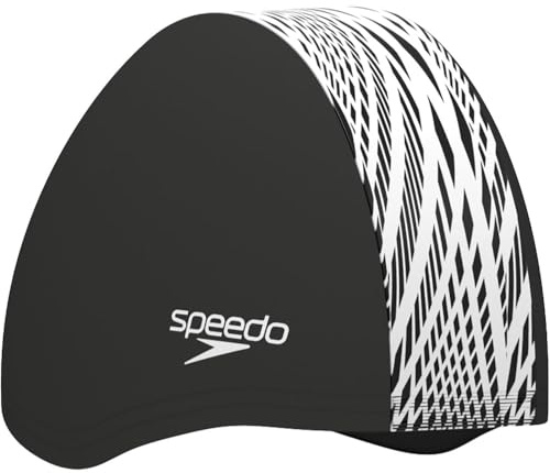 Speedo Unisex-Adult Boom Endurance+ Swimming Cap | Swim Cap Training Aids, Speedo Black., One Size