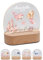 Bärenfreunde® - Personalisiertes Nachtlicht für Babys - Individuelle Nachttischlampe für Kinder - Personalisierte Geschenke Kinder - Babygeschenk - Geschenk zur Geburt (Meerjungfrau rosa)