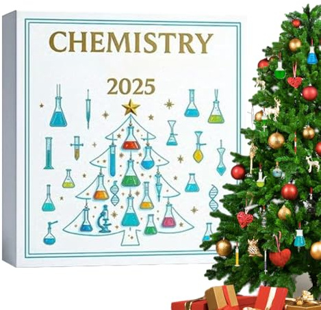 2D acrilico vacanza - Calendario 'Avvento, decorazione con tema scienza unico, set regalo con conto alla rovescia, calendario festivo arte acrilica | Ideale per insegnanti studenti decoratori