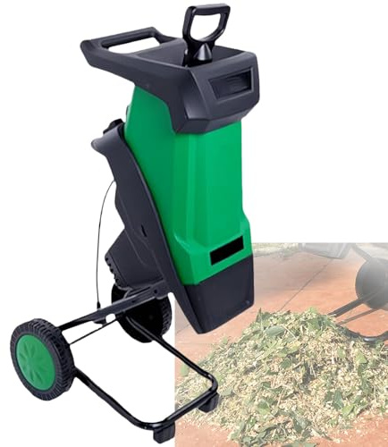 XygZythror Astilladora De Madera Y Trituradora De Hojas, Trituradora De Madera De 2400 W, Trituradora De Hojas, para Ramas Y Hojas CéSped Y JardíN Green