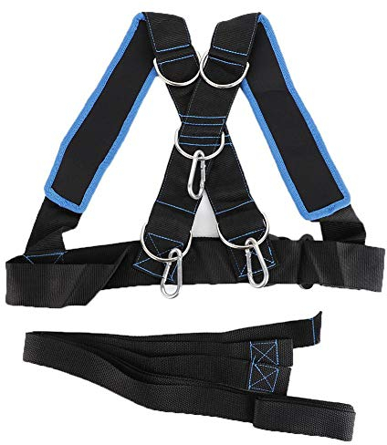 VGEBY1 Schlitten Schultergurt, Speed Resistance Power Belt Gewicht einstellbar Trainer Lauftrainingsgeräte