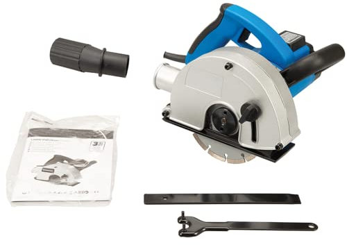 Dapetz ®1700W Electric Wall Chaser 150mm Cuts Clean Channels Into Plaster,Brick,Concrete. Ideal for Laying Cables, Pipes, Conduit and Trunking. Dust Port & Enclosed Discs for Optimal Dust Extraction