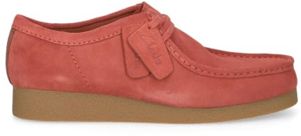Clarks WallabeeEVO Mens Red Suede, 10