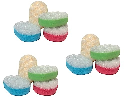 12 x Massageschwamm Duschschwamm Badeschwamm Peeling Schwamm Körperpeeling Oval