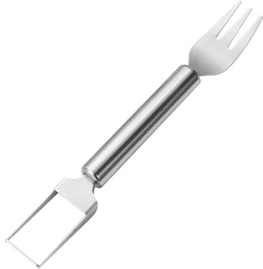 Holdes Cutter affettatrice forchetta anguria, tagliafrutta in acciaio inox, Frutta Slicer in acciaio inox, Mango Mango Mango Ergonomic non glip Ergonomic non glip per la preparazione