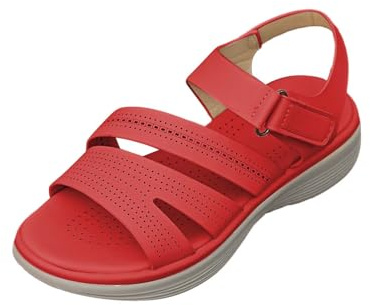 Generiska sandaler damer breda skor damer sommar sandaler kilklack främre stängd trekking höga klackar sandaler boho sport & för fest och kväll