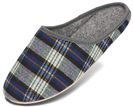 BeComfy Zapatillas de Fieltro Unisex Suela de Fieltro Mujer Hombre 36-46 EU