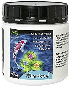 Home Pond Filter Pond Bactéries filtrantes/Démarreur de filtre – Démarreur pour votre bassin – 100 g – Fabriqué dans l'UE 300g