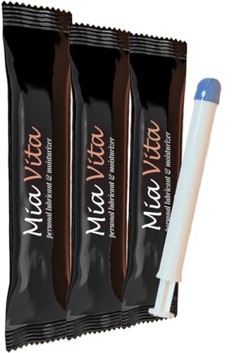 Mia Vita Pre-filled Moisturizer Women's Preferred Premium Hygiene Products for Vaginal Intimate Skin Dryness, Itch Relief, and Burning, Anti-itch Feminine Care, 3 Applicators