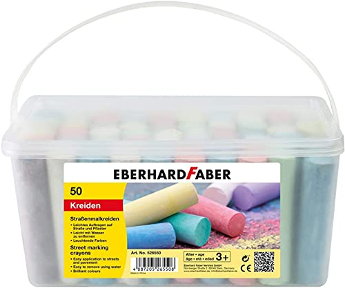 Eberhard Straßenmalkreide, Eimer (50er Eimer | 3er Sparpack)
