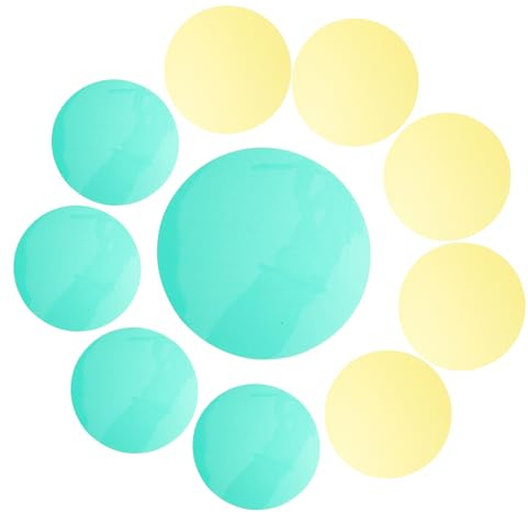 UPKOCH 10pcs Spotlight Lens Replacement Handheld Plastic Lighting Colour Filter for Diy Light Photography Video Camera