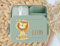 wolga-kreativ personalisierte Mepal Brotdose mit Löwe Motiv - Lunchbox Kinder, Jausenbox Kindergarten, Vesperdose Kinder mit Fächern, Pausenbox Einschulung