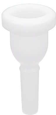 Walfront Smooth Tenor Trombone Mouthpiece, ABS Material, High Gloss Finish, Pure Sound for Novice and Professional Players and Standard Tenor Trombones