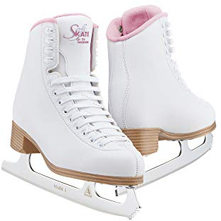 Jackson Classic Girls Figure Ice Skates, Medium Width, Pink Kids Size 11