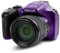 Minolta Pro Shot 20 Mega Pixel HD Digital Camera with 67x Optical Zoom, Full 1080p HD Video & 16GB SD Card (Purple)
