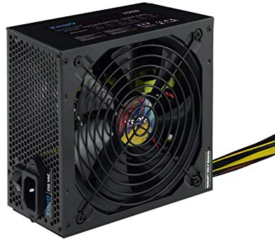 Tooq TQAPOLO-700SP - Fuente de Alimentación ATX 700W con PFC Activo, Color Negro
