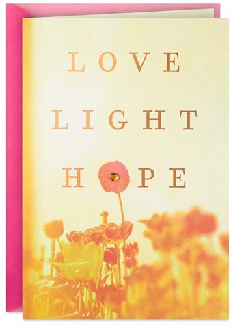 Hallmark Spiritual Easter Card (Love, Light, Hope) for Friends, Neighbors, Siblings