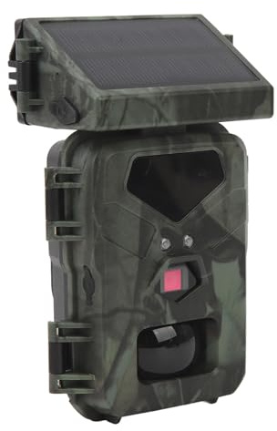 Cocoarm Solar Trail Camera, 20MP 1080P Game Camera med Night Vision, 0,45s Triggerhastighet, 60° Detektionsvinkel, IP65 Vattentolerans, för Vilda Djur och övervakning