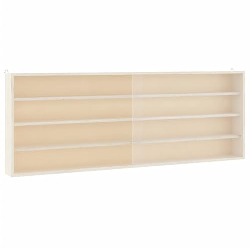 Gecheer Wooden Collector's Display Case with Doors 100x8.5x37cm Model4017388