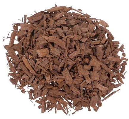 Mipcase Trucioli di Quercia Francese Leggermente Tostati 100g per Vinificazione Fai da Te, Miglioramento Aroma e Sapore Vino, Trucioli per Invecchiamento e Affumicatura Barbecue Carne