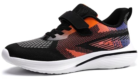 Moyagu Sneaker Casual Bambino Ragazze Ragazzi Scarpe da Ginnastica Bambini Scarpe Ginnastica Tennis Leggero Scarpe Sportive Interno all'Aperto Scarpe Scarpe Corsa Bambini nero39 EU