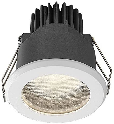 Foco de Techo LED de Aluminio Fundido a presión, lámpara empotrada de Acento IP65, Foco direccional de 12 W, Resistente al Agua, Foco Empotrado.