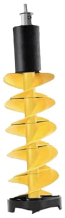 SheerFaring Taladro de Hielo para Actividades de Pesca Fluvial, 75 Cm Amarillo