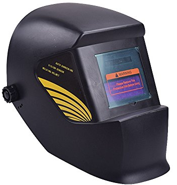 Nuzamas Solar Powered Auto Darkening Welding Helmet Mask Weld Black Face Protection for Arc Tig Mig Grinding Plasma Cutting with Adjustable Shade Range DIN4/9-13 UV/IV protection DIN16