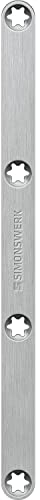 SIMONSWERK Magnetplatte Keep Close KCM50/G für Holztüren, Magnetschnäpper 145x6mm, Edelstahl matt