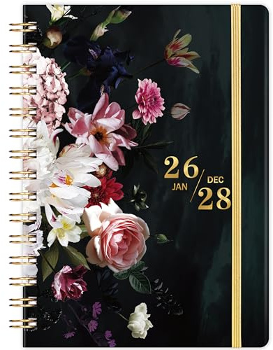 2026-2029 Monthly Planner/Calendar - 3 Year Monthly Planner 2026-2028, JULY. 2026 - JUNE. 2029, 6.3 × 8.4, 3 Year Calendar with Tab, Back Pocket, Twin-Wire Binding, Premium Paper, Note Pages
