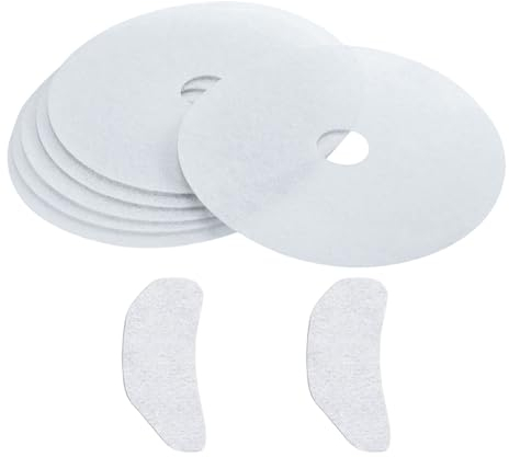 12PCS Tumble Dryer Filter, 10PCS Round Lint Filter 23.5cm and 2PCS Air Intake Filter, Dryer Lint Screen Replacement for BUS*H DHB7VTDW/TD3CNBW/DHB7VTDB