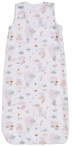 Tinéo - Justerbar sovsäck 9–36 månader - babysovsäck - flicka och pojke - TOG 0,5 - sommarsovsäck - 100% bomull, 80–100 x 48 cm (ballonger)