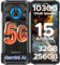 DOOGEE Blade 20 Play Telephone Portable Incassable 5G,32GB+256GB,10300mAh/33W,Smartphone Incassable Dimensity 7050,125dB Speakers, Effet Lumière LED,Smartphone Android 15,Caméra 50MP/WIFI6/NFC/Face ID