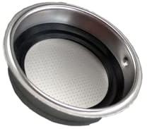 Sehuby Cestini portafiltro, filtro per caffè, 51 mm, in acciaio inox, porta polvere per espresso, filtro professionale per più macchine