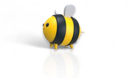 WESTCRAFT Zahnstocherspender „Biene“ – witziger Zahnstocherhalter in Tierform – hygienisch, dekorativ & originell – Küchen-Gadget & Geschenkidee für Esstisch, Party, Buffet & Picknick