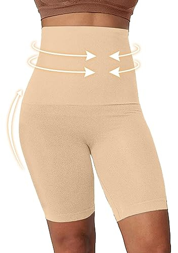 Guaina Contenitiva Donna Pancia Piatta, Pancera Contenitiva Donna A Gamba Lunga, Mutande Contenitive Modellanti Snellente Senza Cuciture Slip– Intimo Push Up Post Parto,Tessuto Elastico E Traspirante