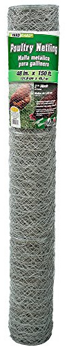 YARDGARD – 2 in. Twisted Mesh Wire Fence – 48 in. x 150 ft. Heavy‑Duty Galvanized Steel – for Poultry Netting | Chicken Wire Fencing | Garden and Farm Enclosures