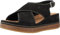 Clarks Women's Kassanda Step Sandal, Black Nubuck, 8 UK